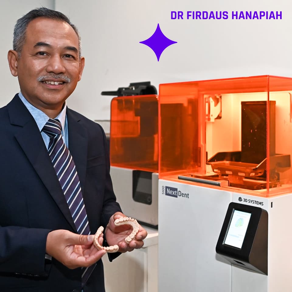 Close-up of clear aligner fit on teeth